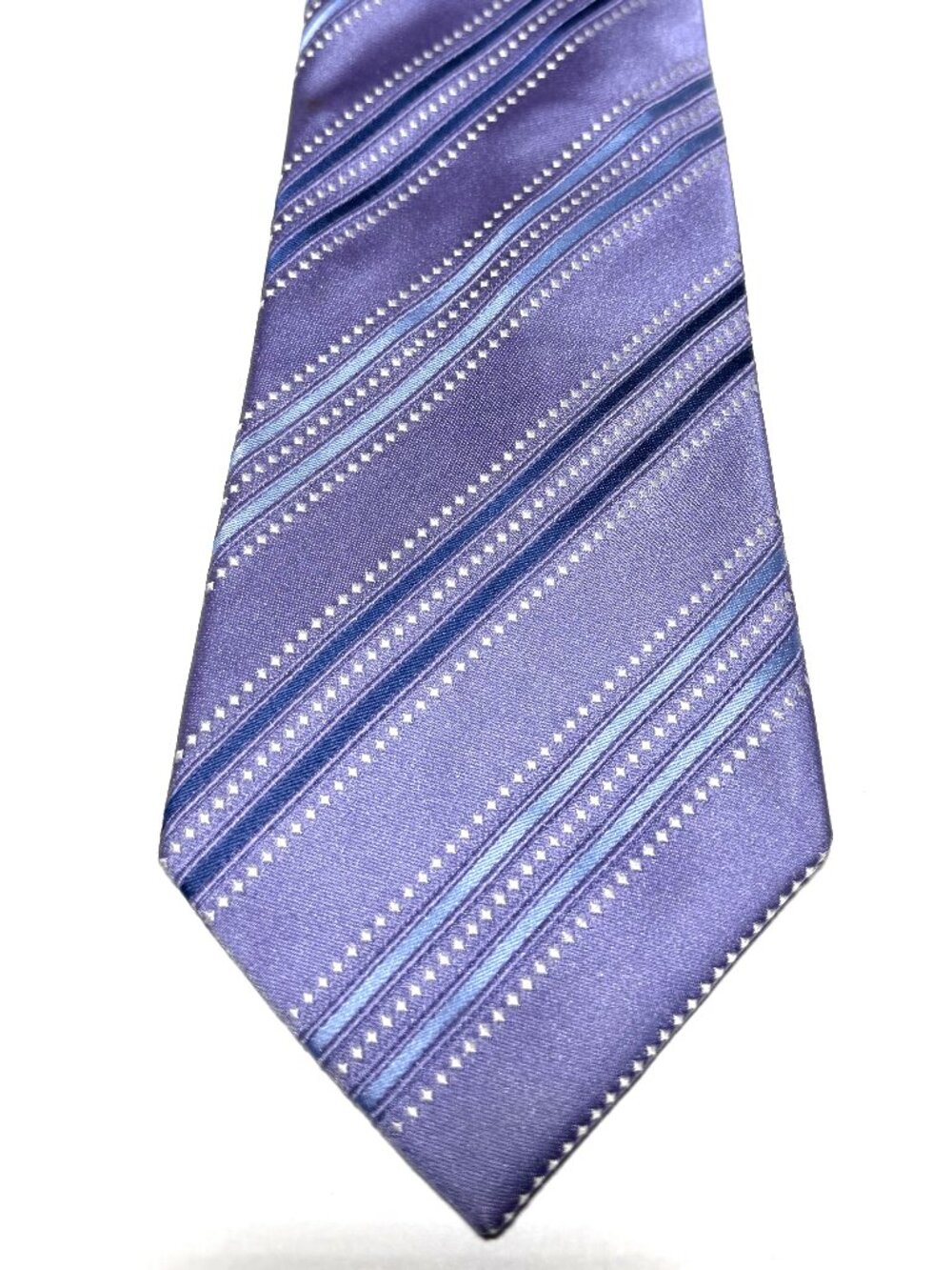 Jones New York Purple Blue Striped Men’s Tie